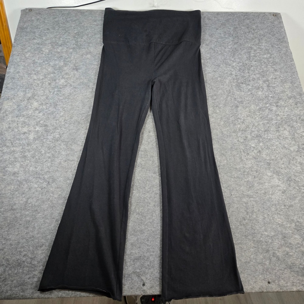 SKIMS Womens Black Cotton Jersey Flare Yoga Pant S PT-PNT-8028W